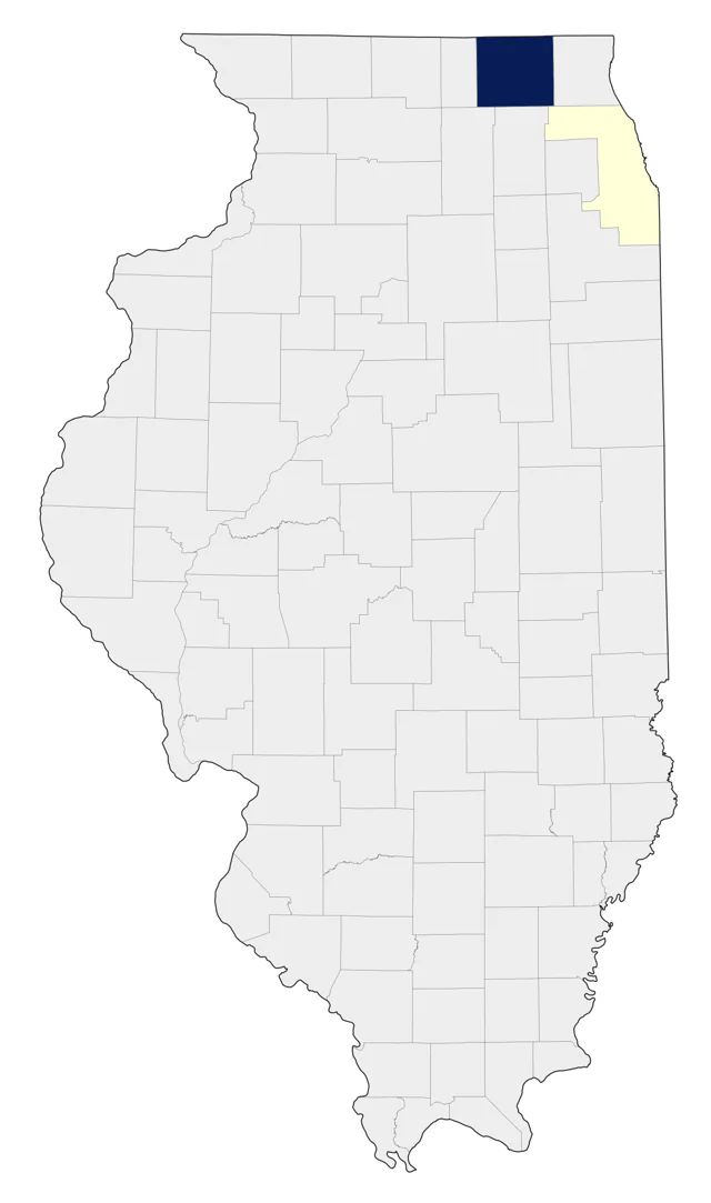 European Greenfinch county map