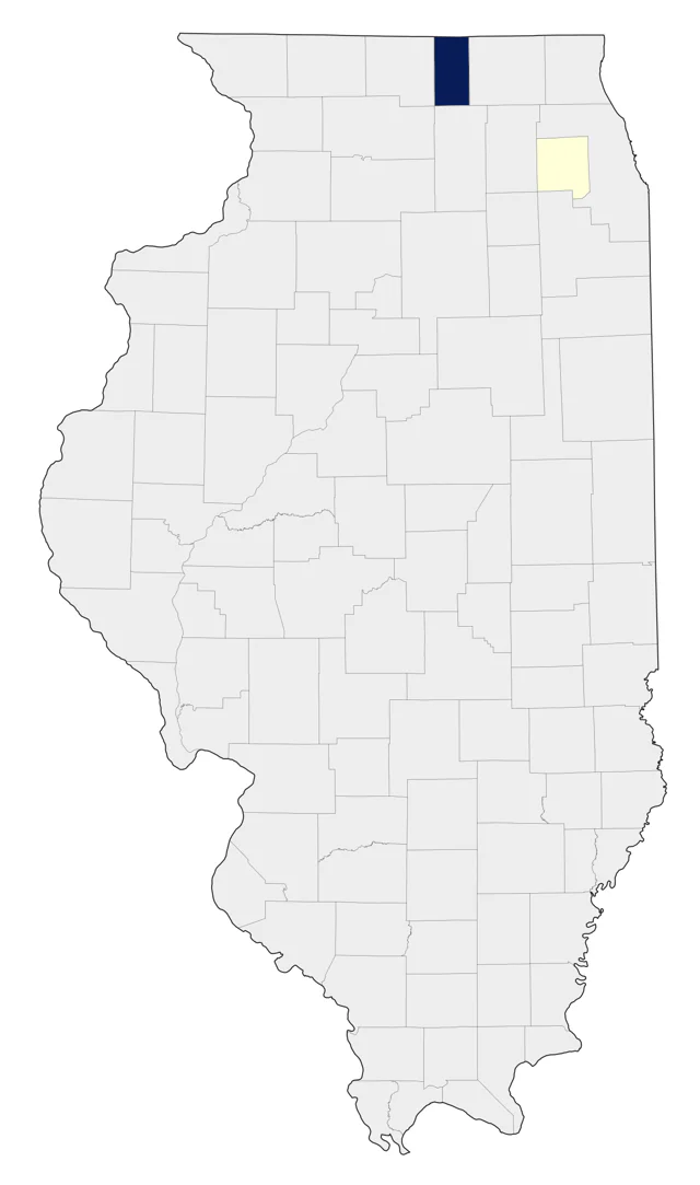 Garganey county map