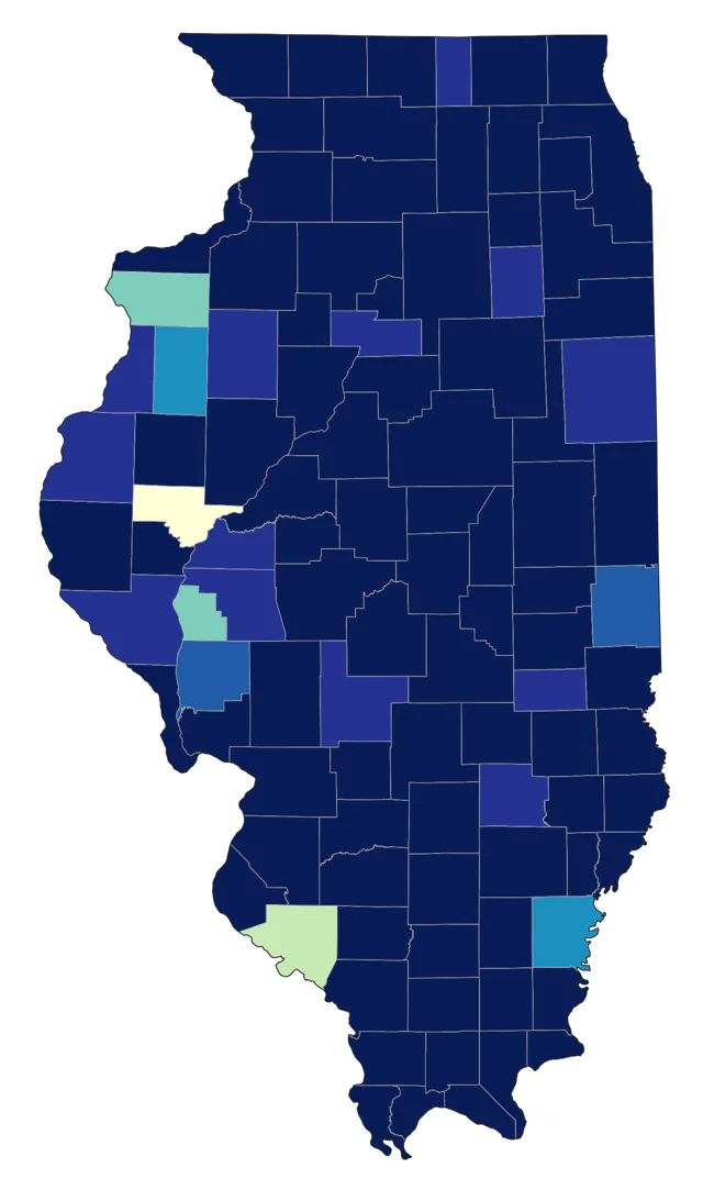 Gray-cheeked Thrush county map