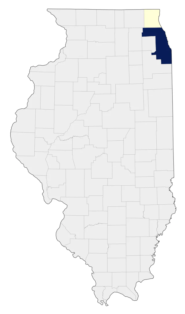Gull-billed Tern county map