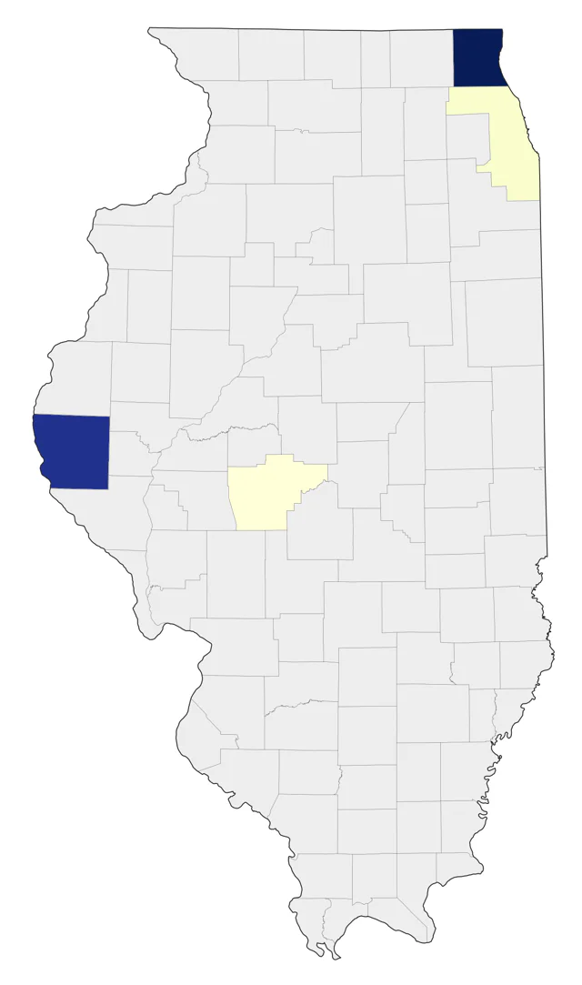 Ivory Gull county map