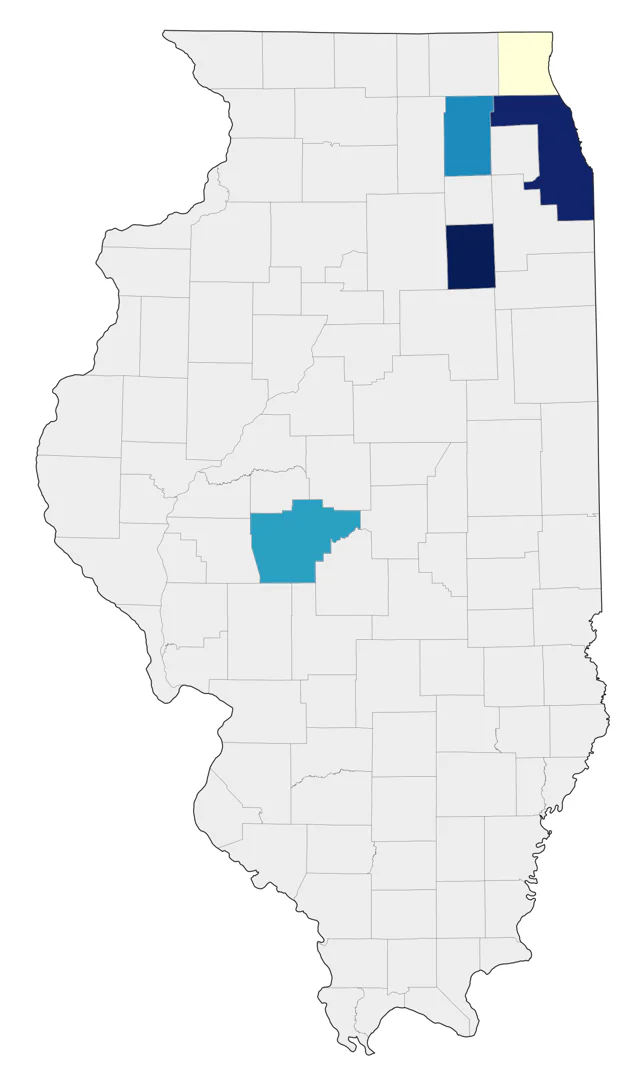 King Eider county map