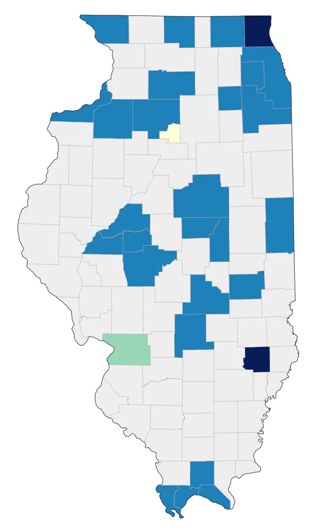 Limpkin county map