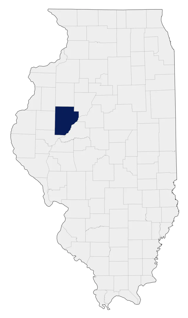 Little Stint county map
