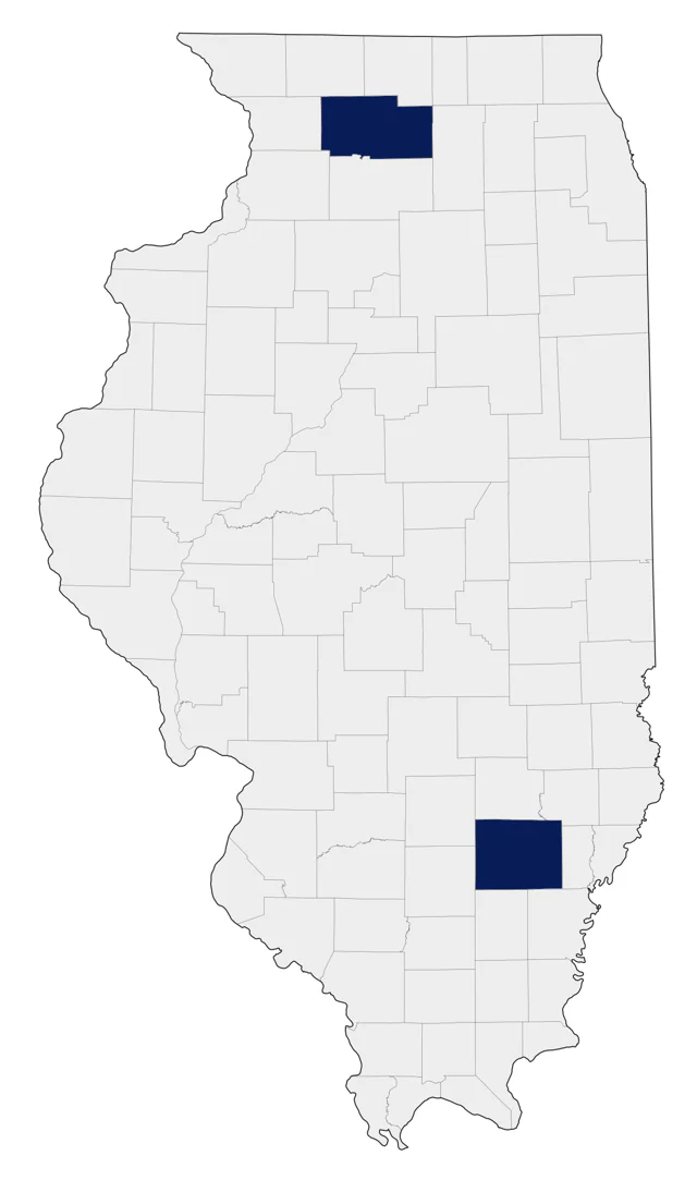 Marabou Stork county map