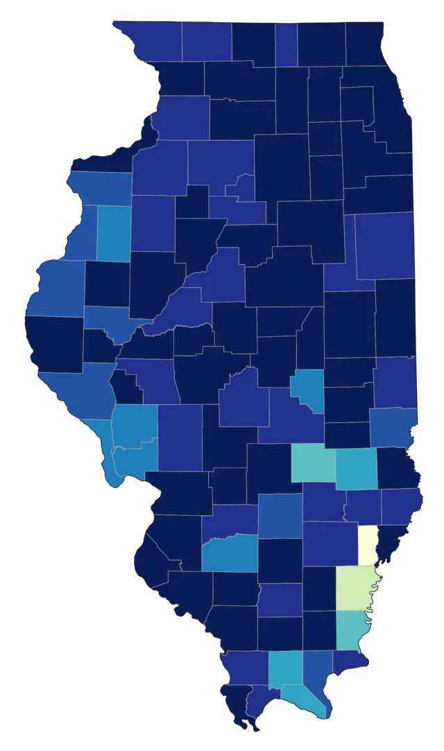 Merlin county map