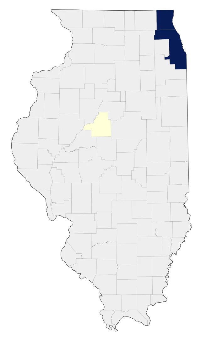 Northern Gannet county map