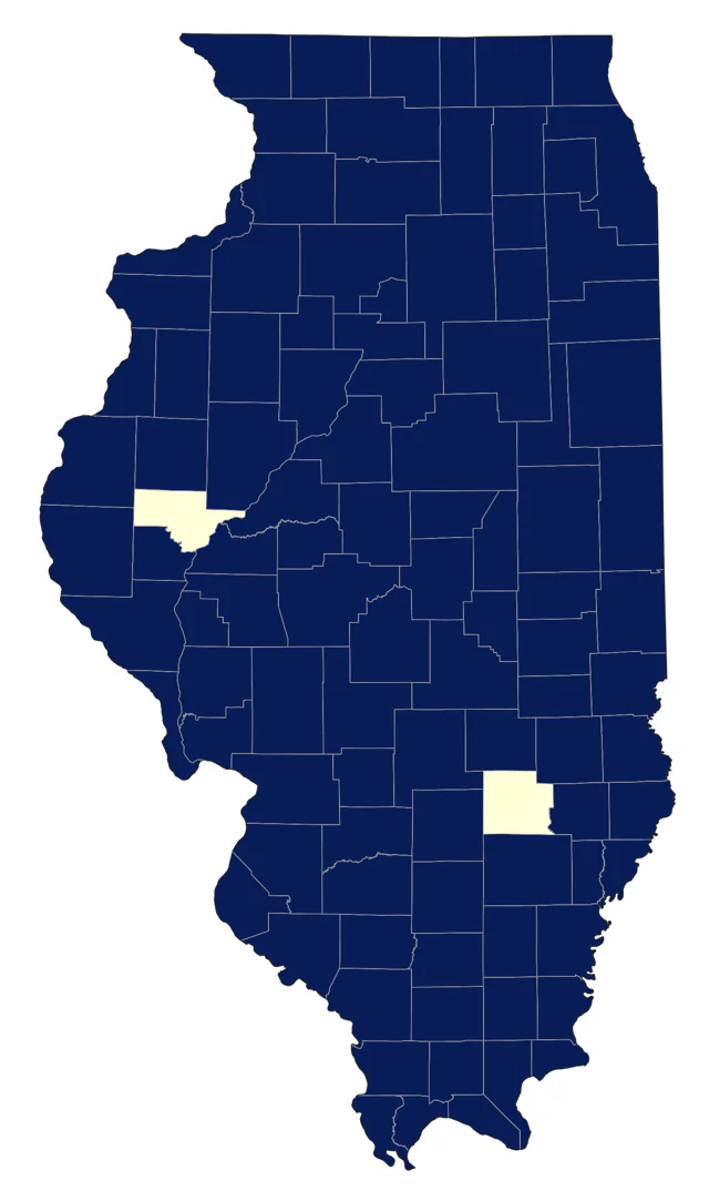 Northern Rough-winged Swallow county map