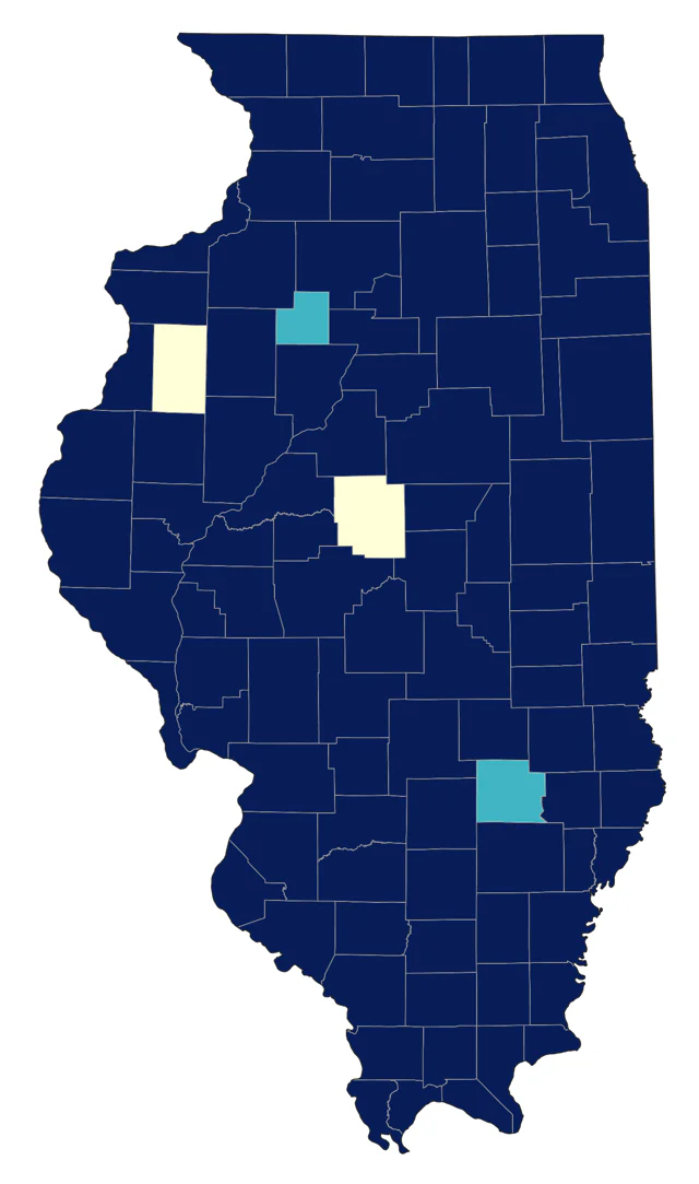 Orchard Oriole county map