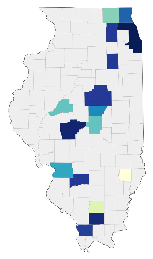 Pacific Loon county map