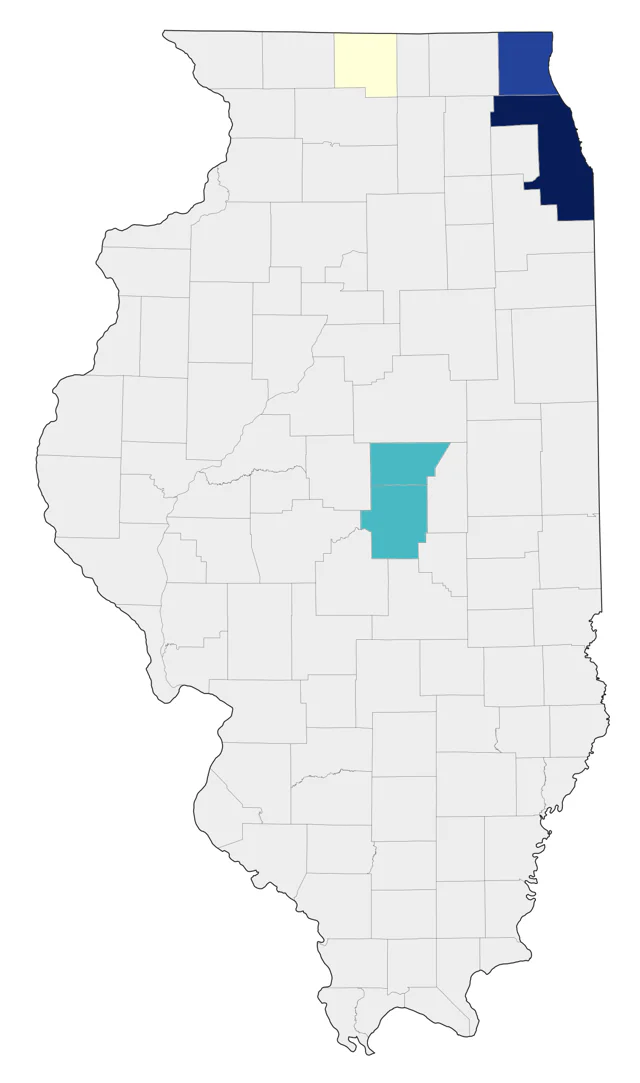 Purple Sandpiper county map