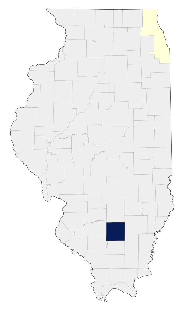 Reddish Egret county map