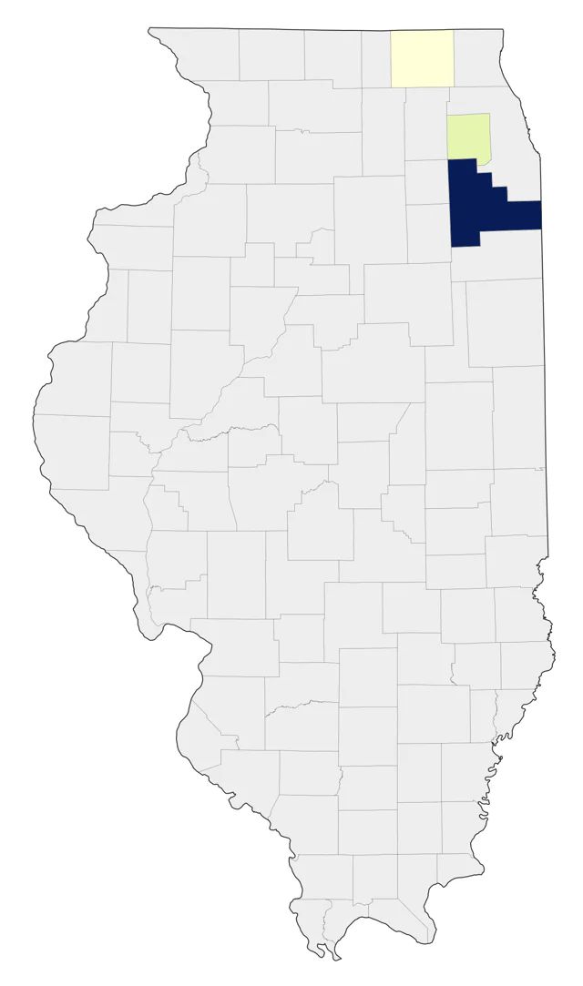Ruddy Shelduck county map