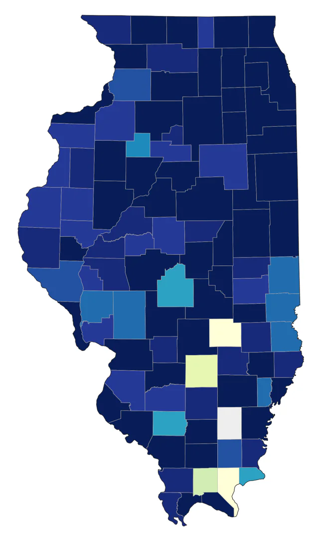 Semipalmated Plover county map