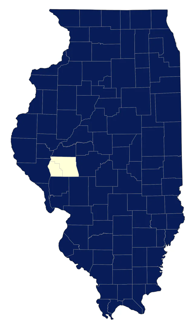 Wild Turkey county map