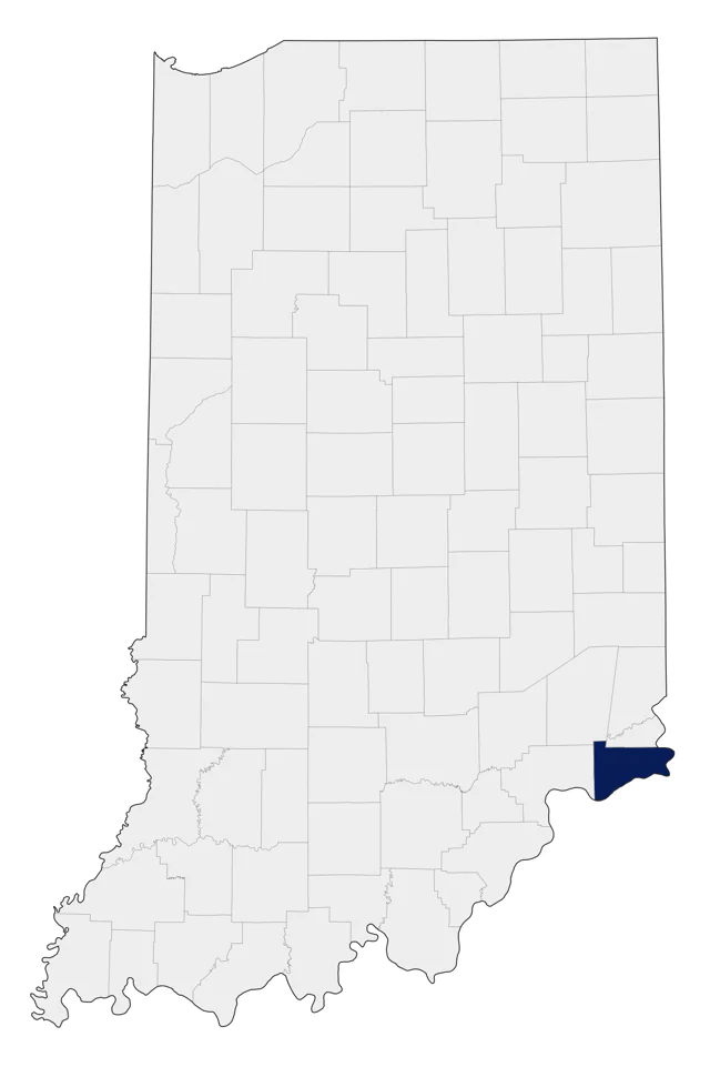 American Flamingo county map