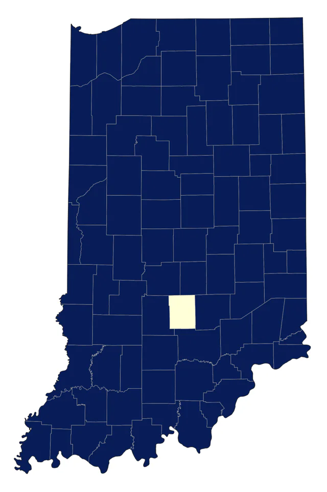 American Kestrel county map