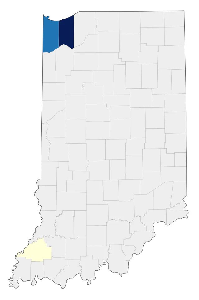 Arctic Tern county map