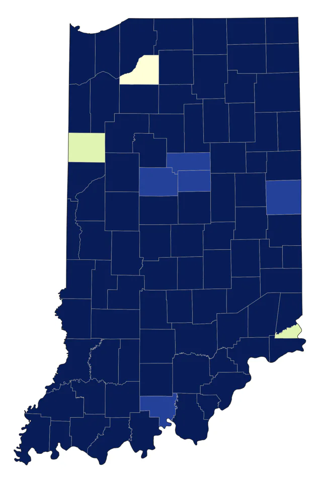 Barred Owl county map