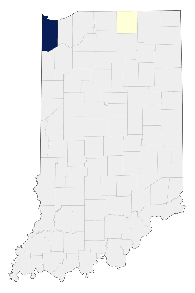 Barrow's Goldeneye county map
