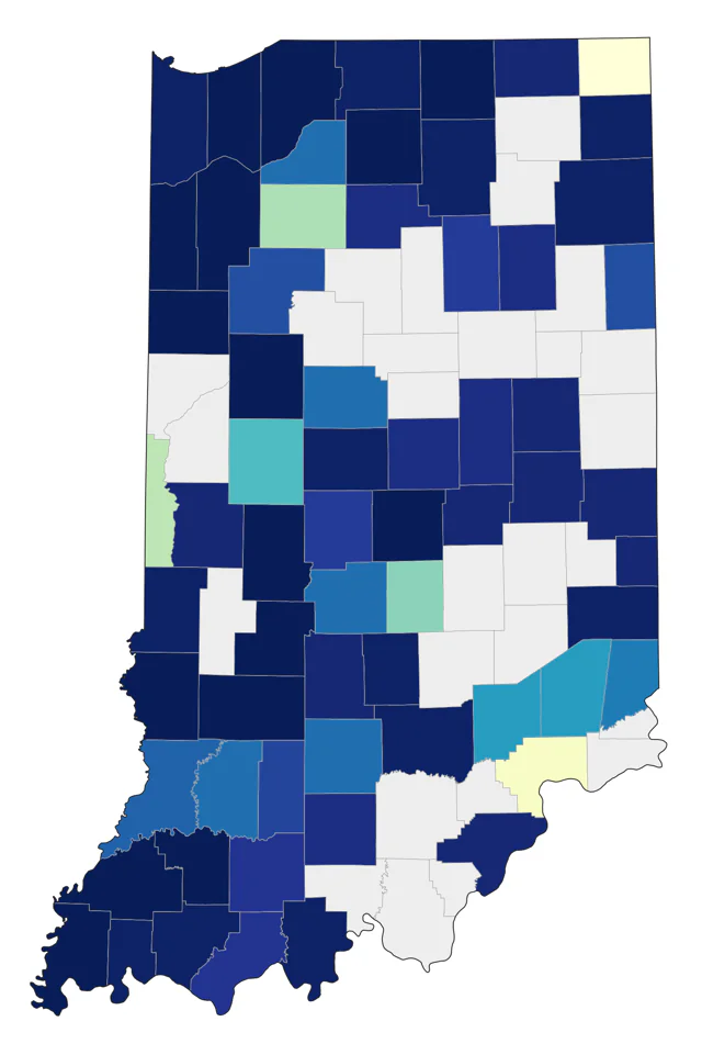 Black Tern county map