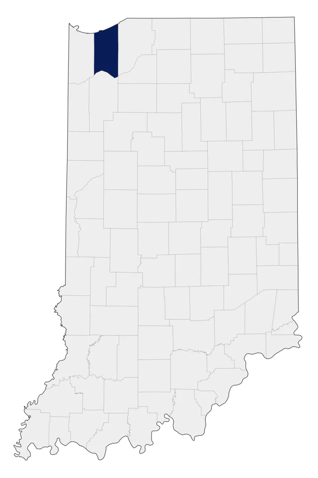 Bohemian Waxwing county map
