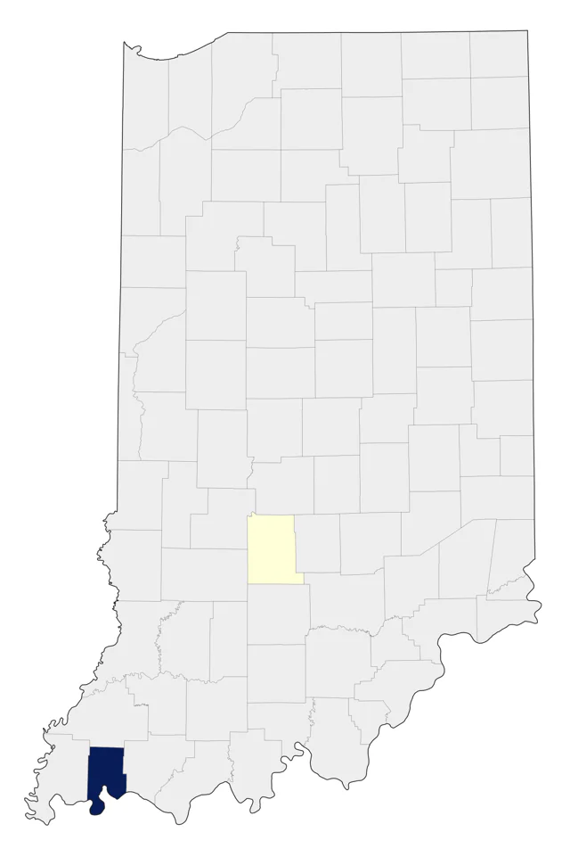 Calliope Hummingbird county map