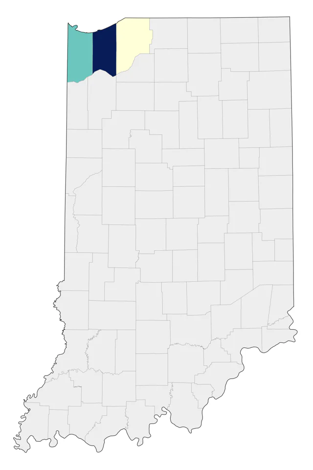 Cave Swallow county map