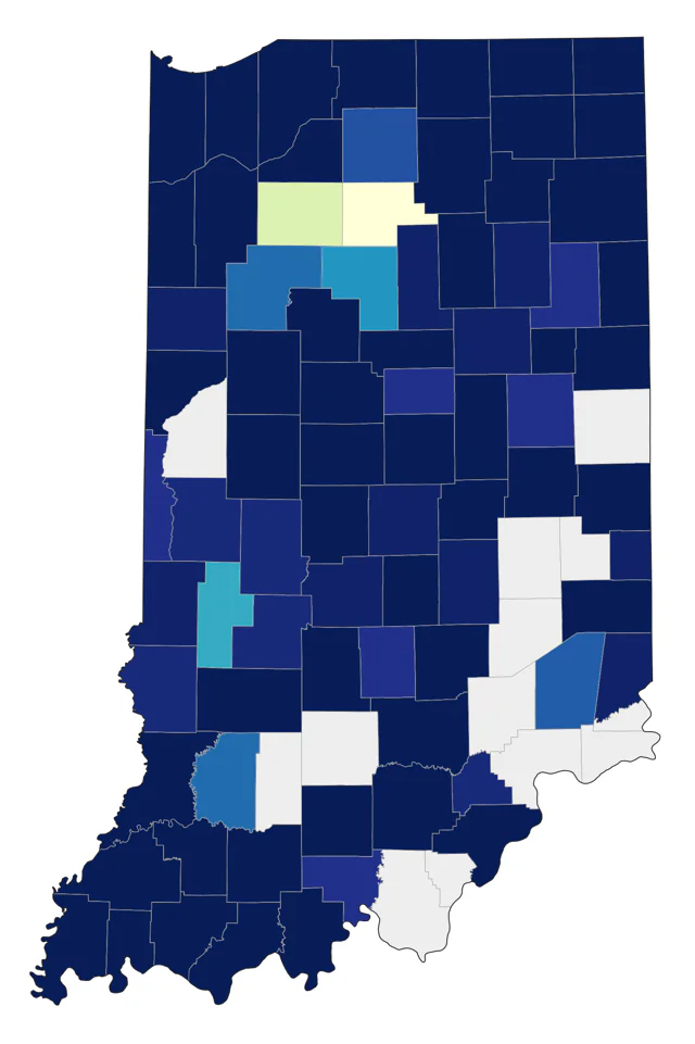 Dunlin county map