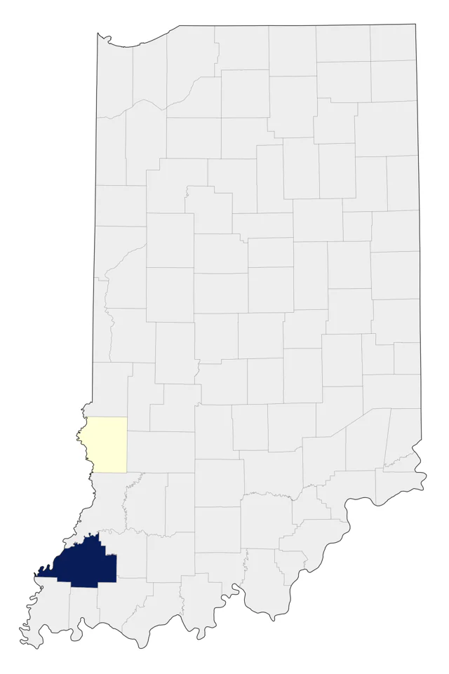 Ferruginous Hawk county map