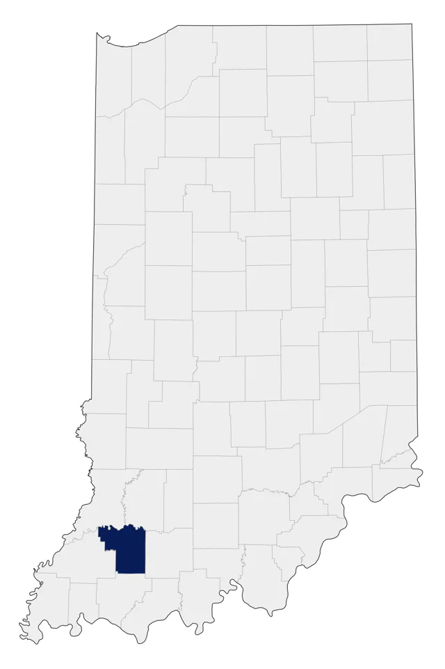 Marabou Stork county map