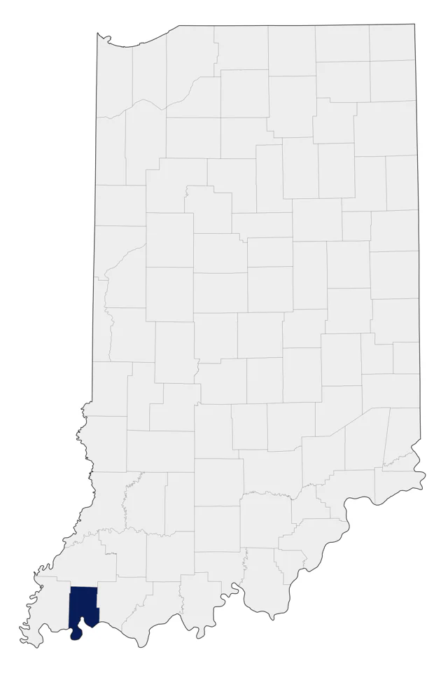 Mountain Quail county map