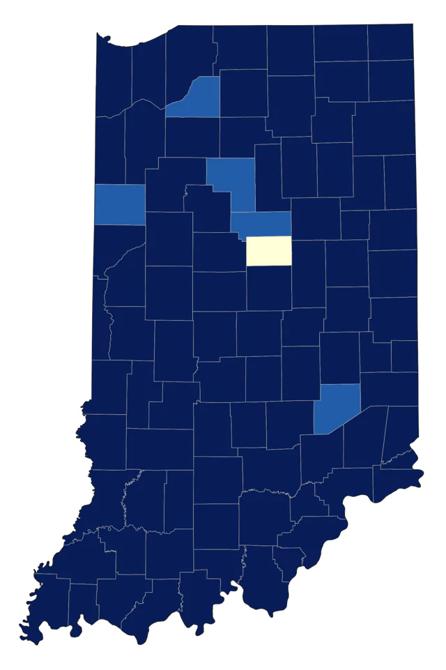 Purple Martin county map