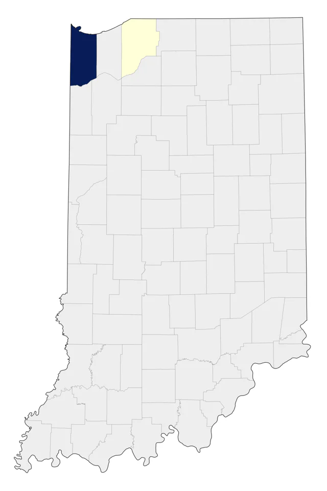 Reddish Egret county map