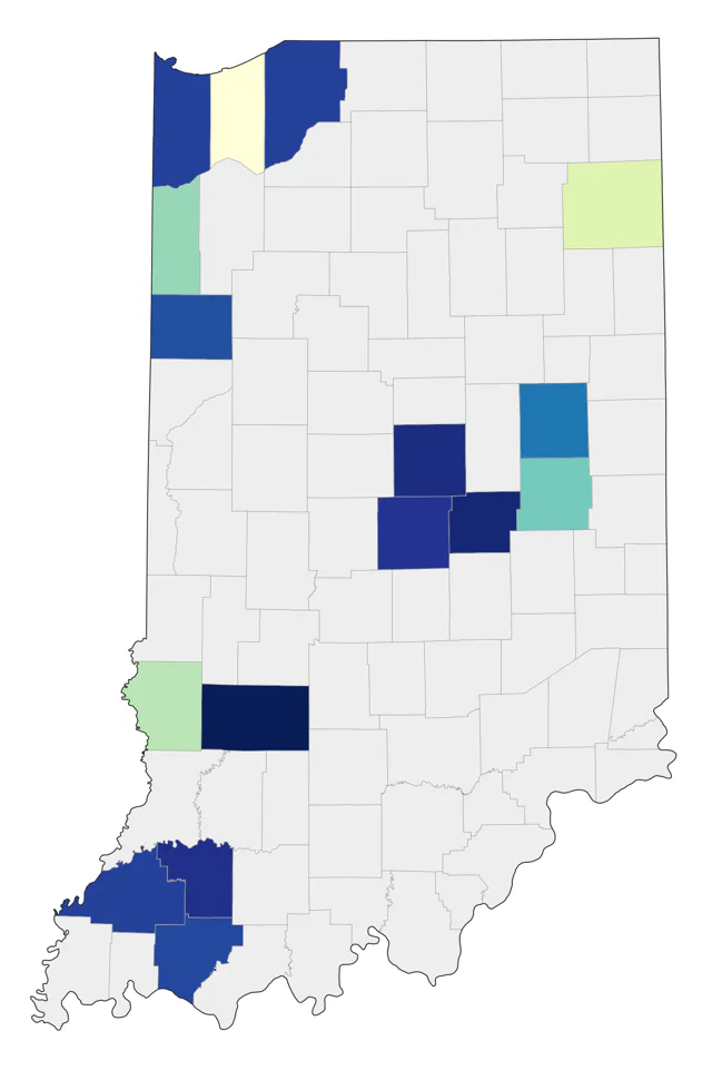 Ruff county map