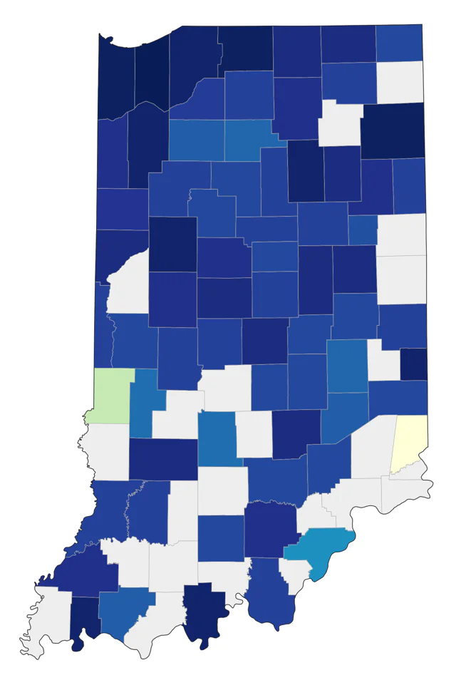 Snowy Owl county map