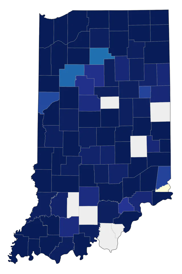 Tundra Swan county map