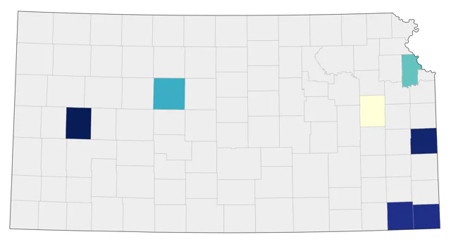 Anhinga county map