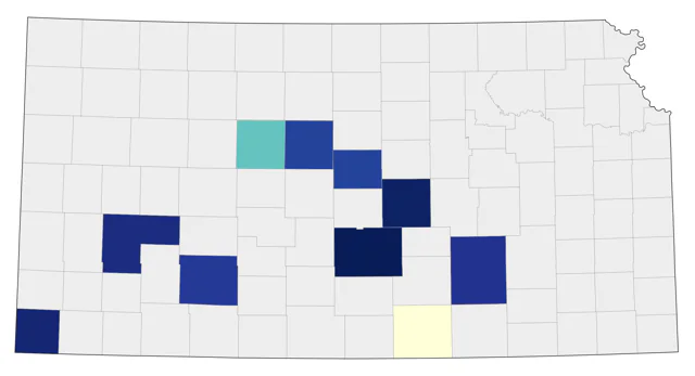 Anna's Hummingbird county map