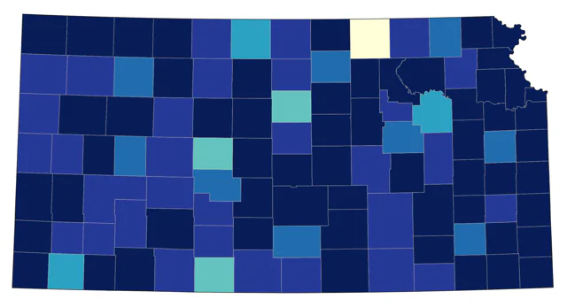 Bank Swallow county map
