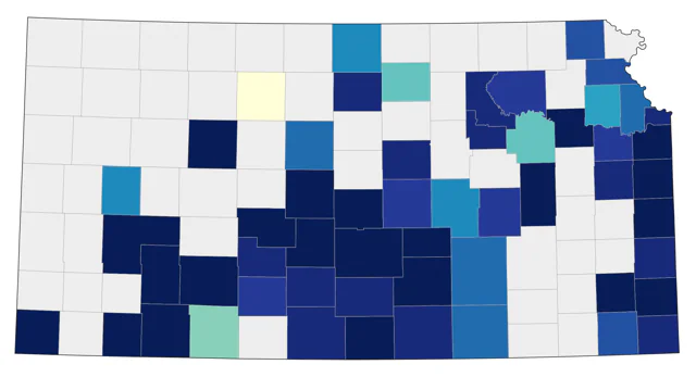 Black-bellied Whistling-Duck county map