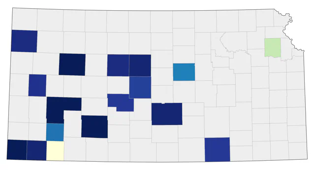 Black-chinned Hummingbird county map
