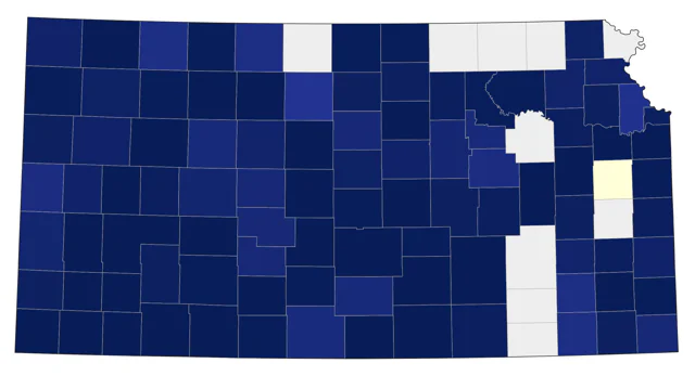 Black-crowned Night Heron county map