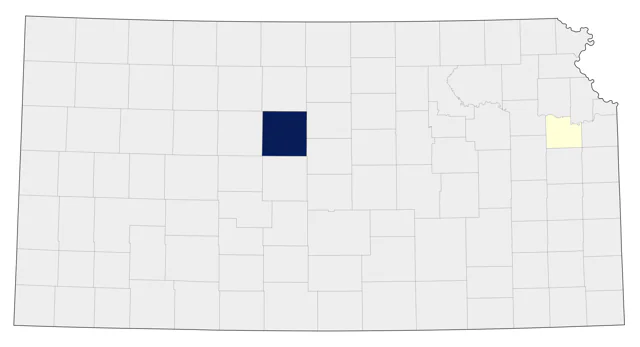 Black Skimmer county map