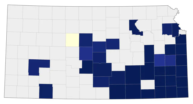 Black Vulture county map