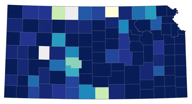 Broad-winged Hawk county map