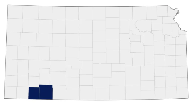 Bronzed Cowbird county map