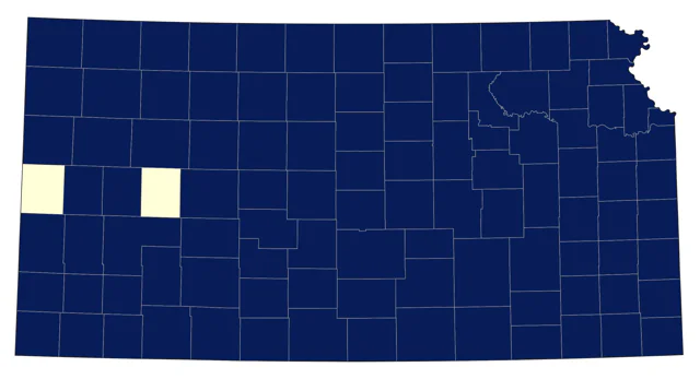 Brown Thrasher county map
