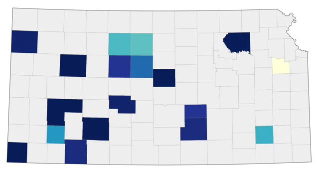 Calliope Hummingbird county map