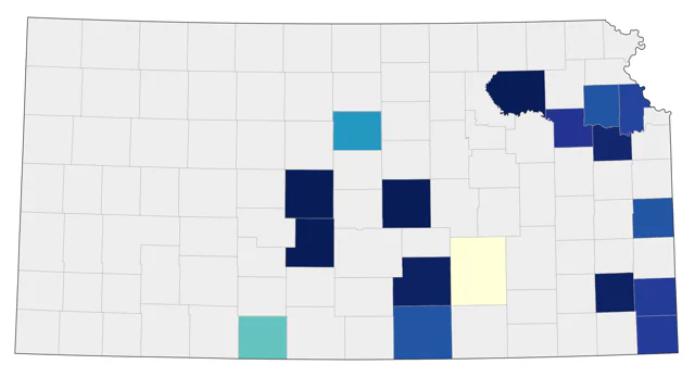 Common Gallinule county map